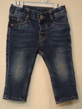 Toddler Dark Blue Stretch Denim Jeans